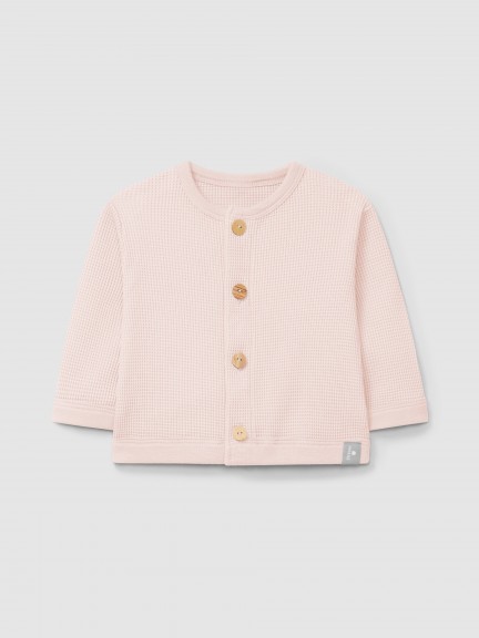 Waffle weave jacket Waffle weave jacket