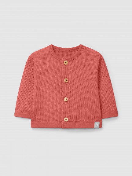 Waffle weave jacket Waffle weave jacket
