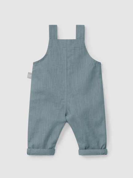 Plain dungarees in linen with cotton Plain dungarees in linen with cotton