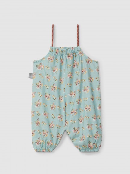 Floral print dungarees Floral print dungarees