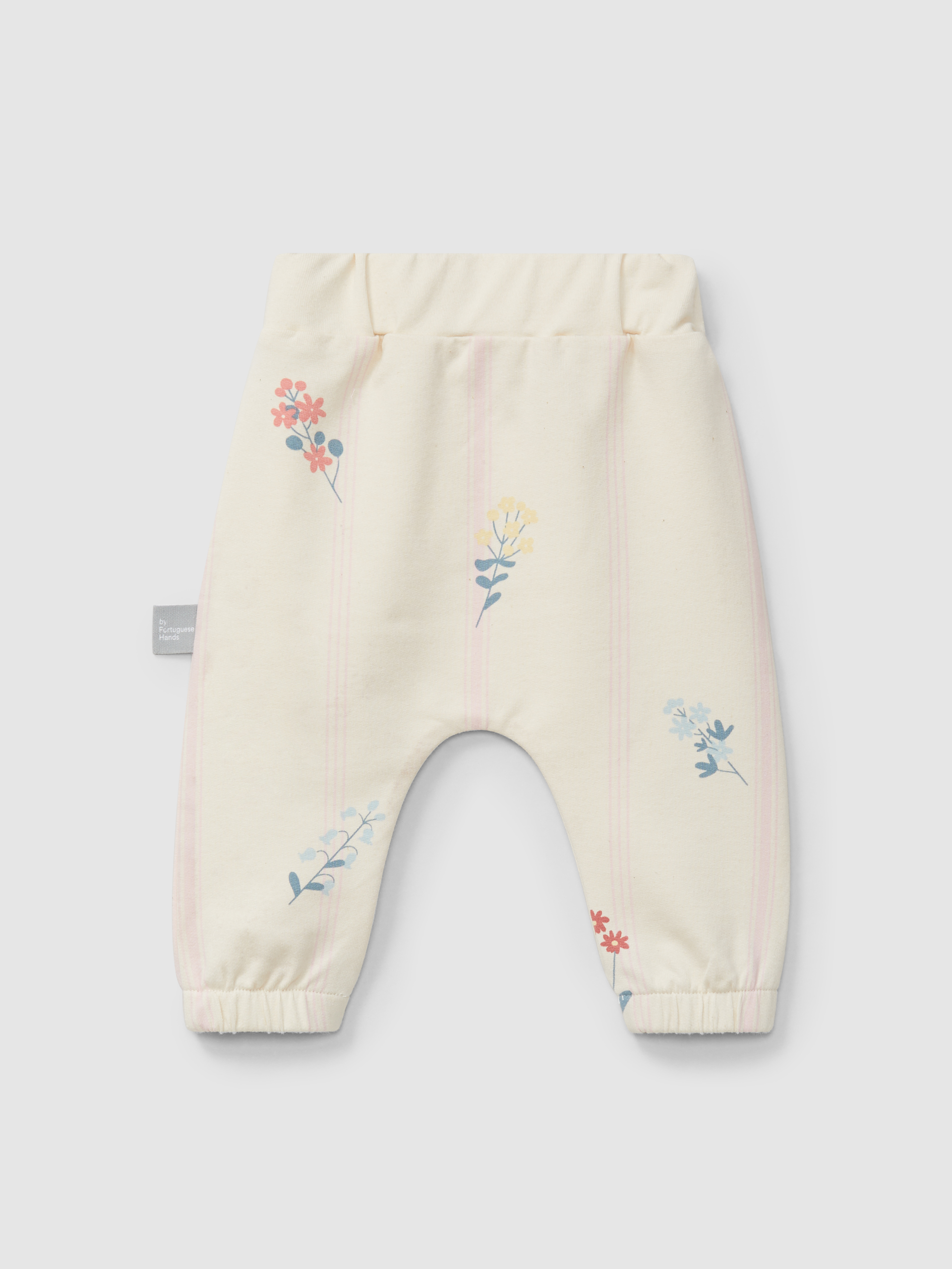 Printed plush pull-up pants