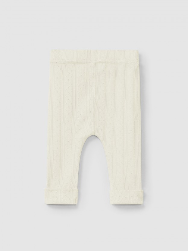 Ajour pattern leggings Ajour pattern leggings