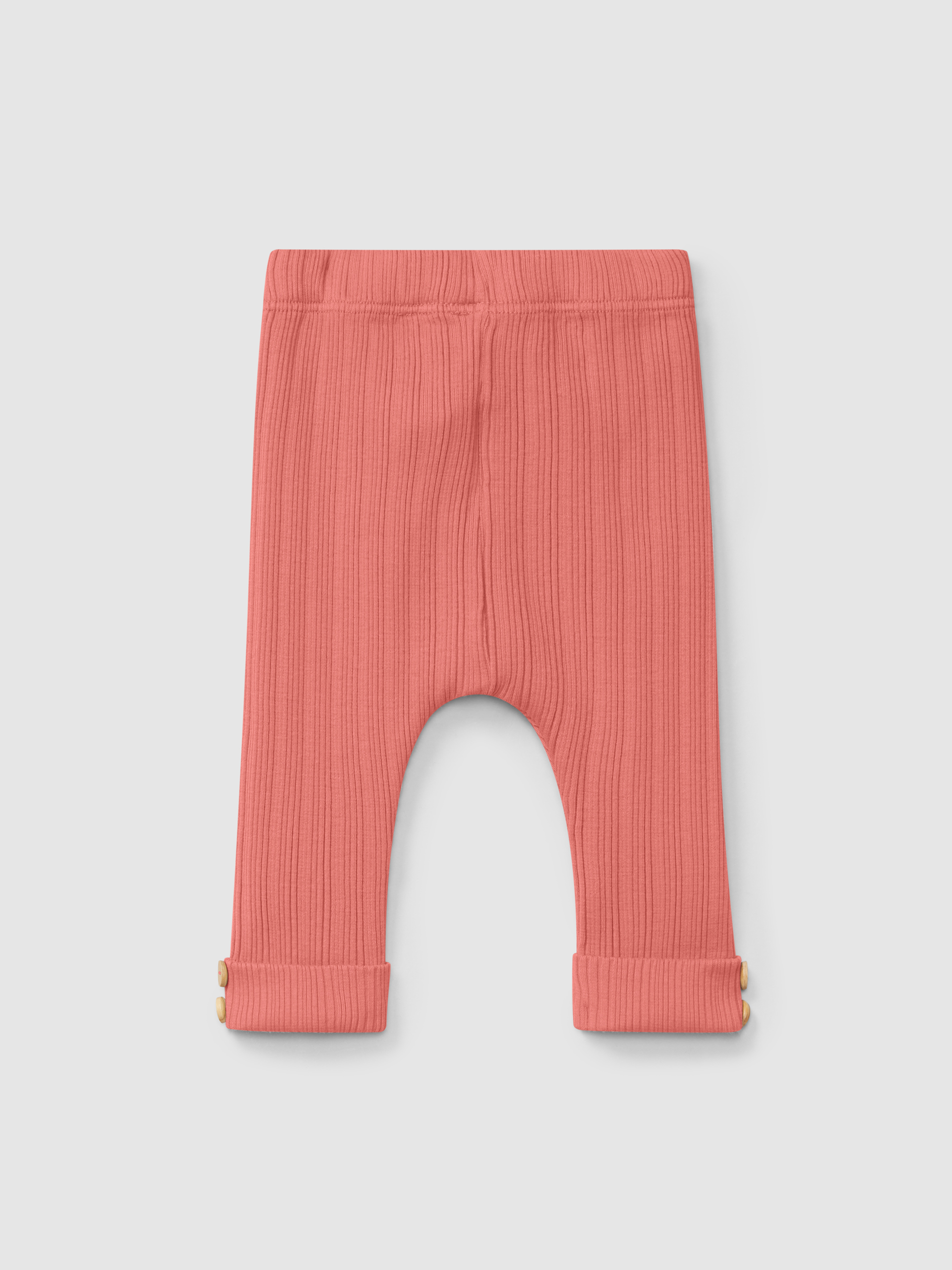 Ribbed jersey leggings