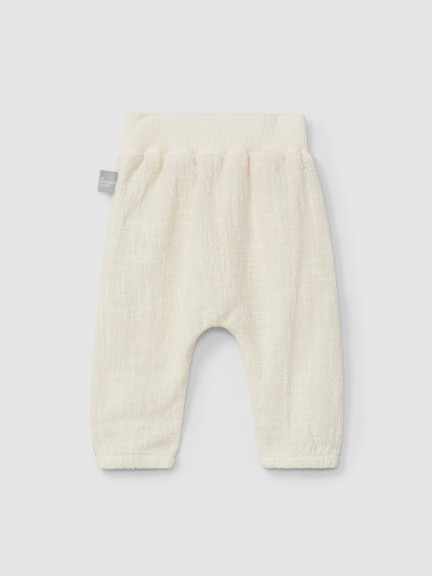 Natural-effect pull-up pants Natural-effect pull-up pants