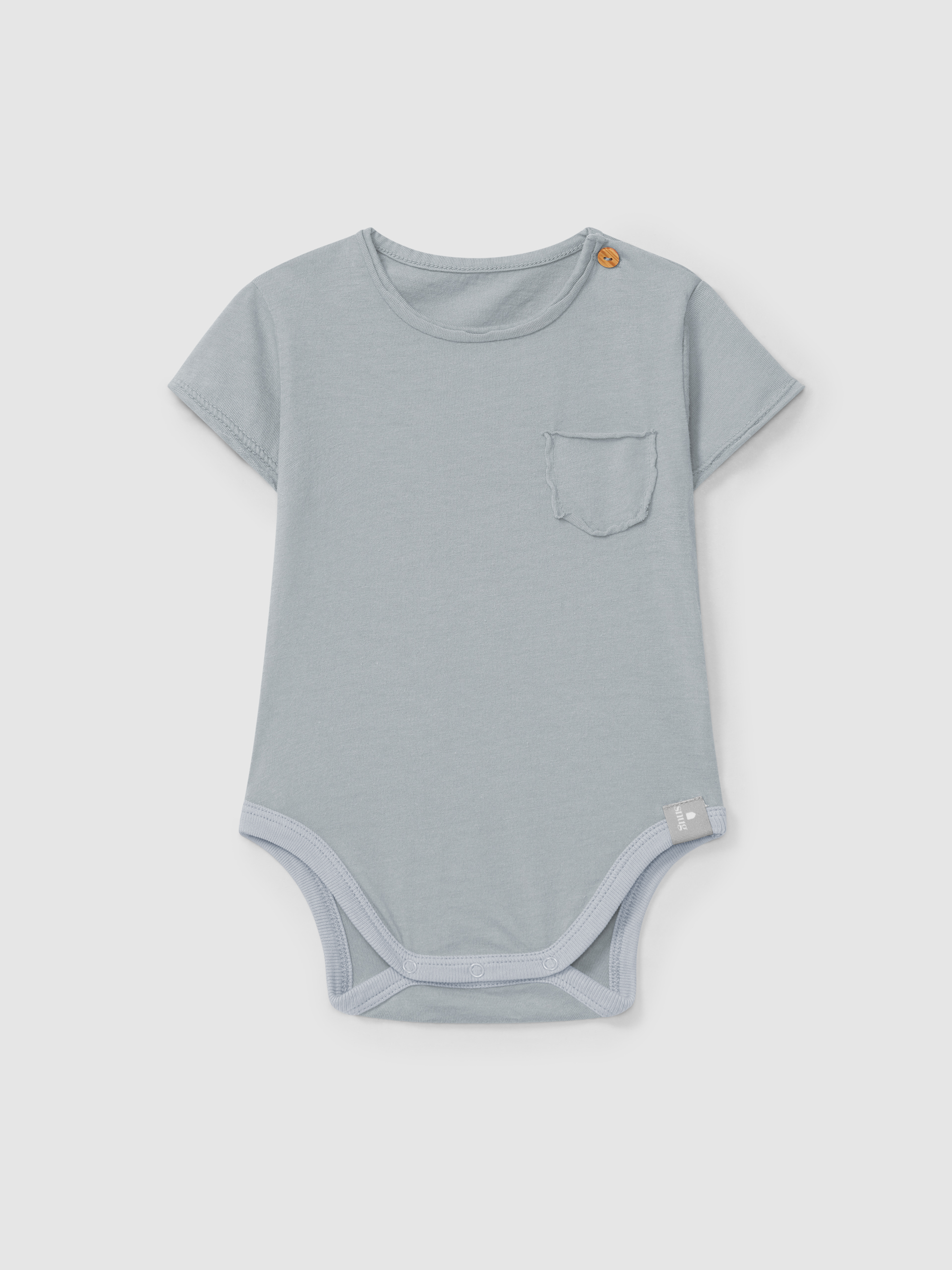 Plain bodysuit without collar