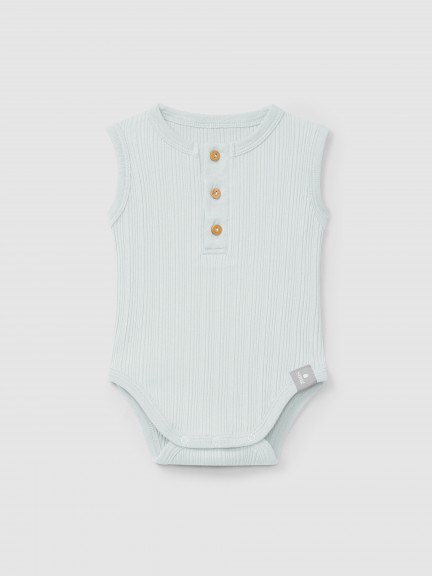 Body singlet en maille cannelée Body singlet en maille cannelée