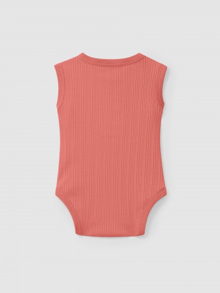 Ribbed jersey singlet bodysuit Ribbed jersey singlet bodysuit