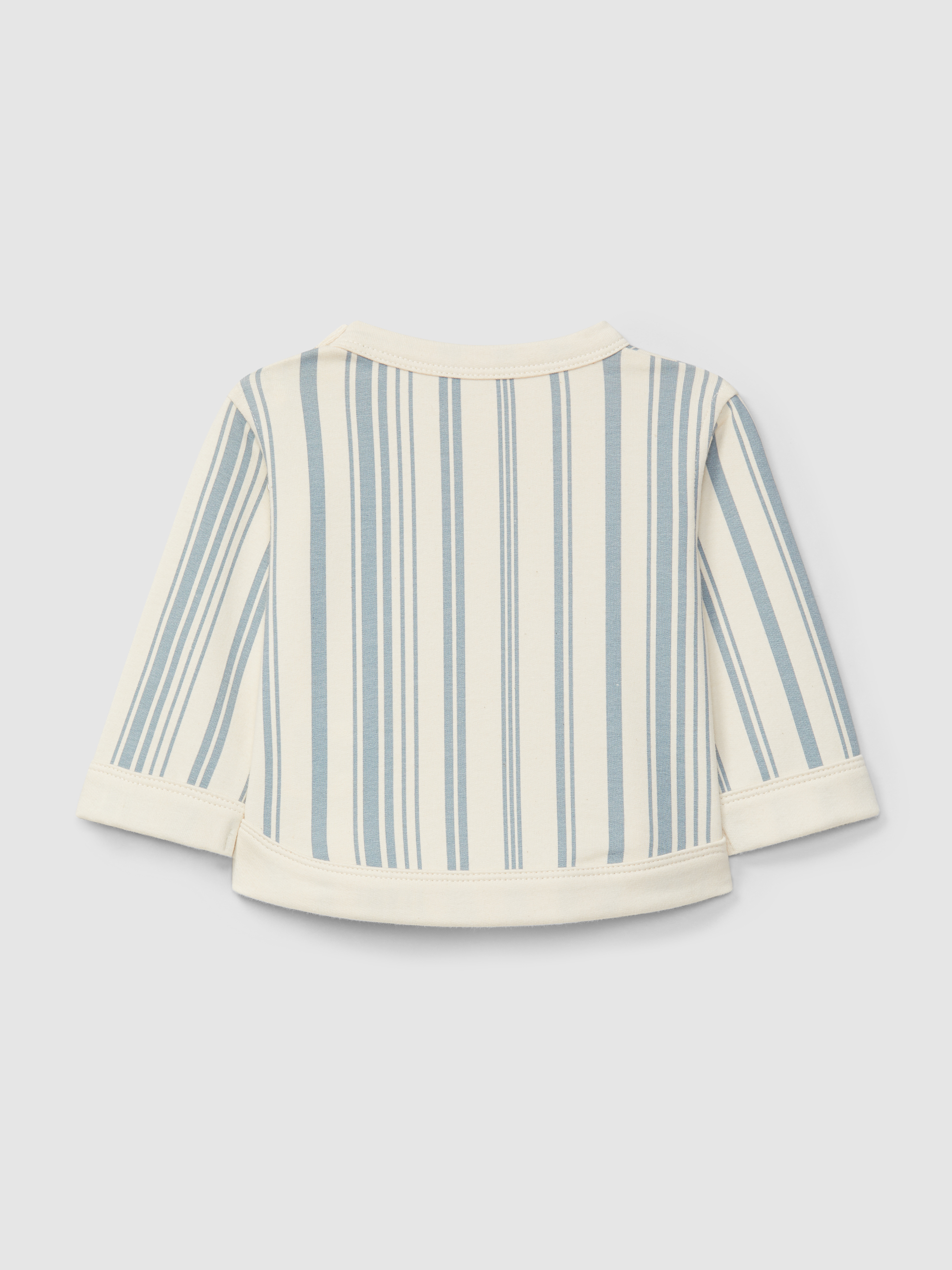 Printed plush sweater