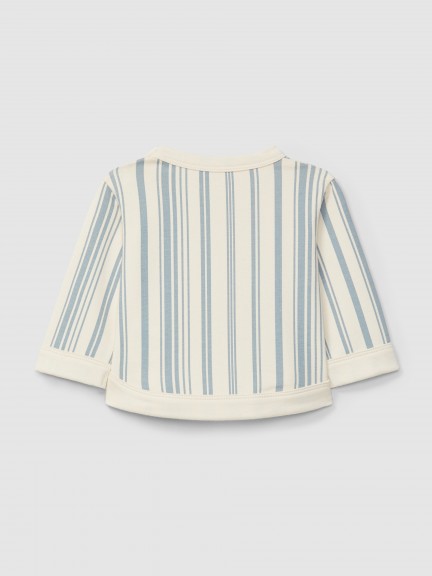 Printed plush sweater Printed plush sweater