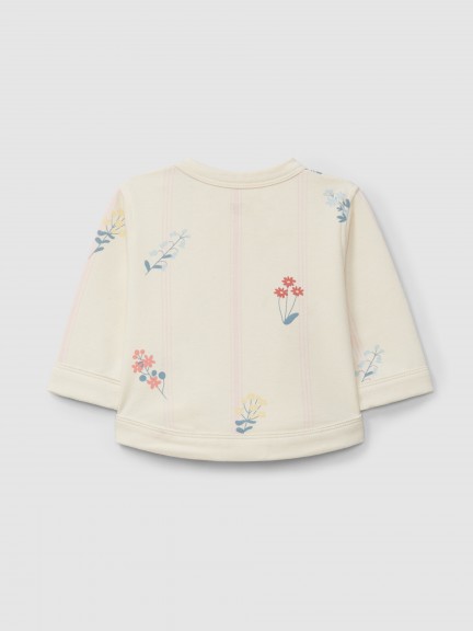 Pull en peluche imprimé Pull en peluche imprimé