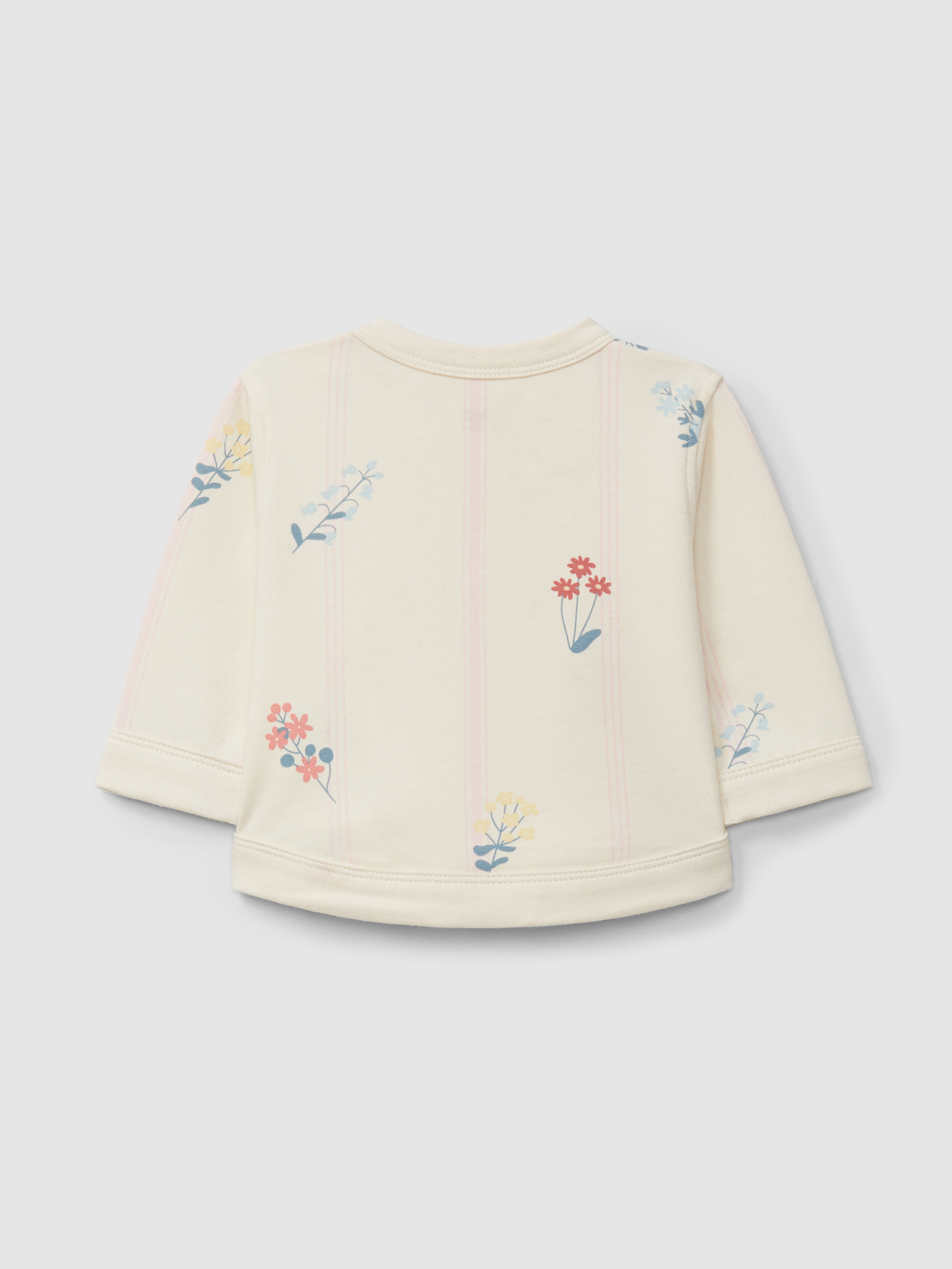 Camisola em felpa estampada