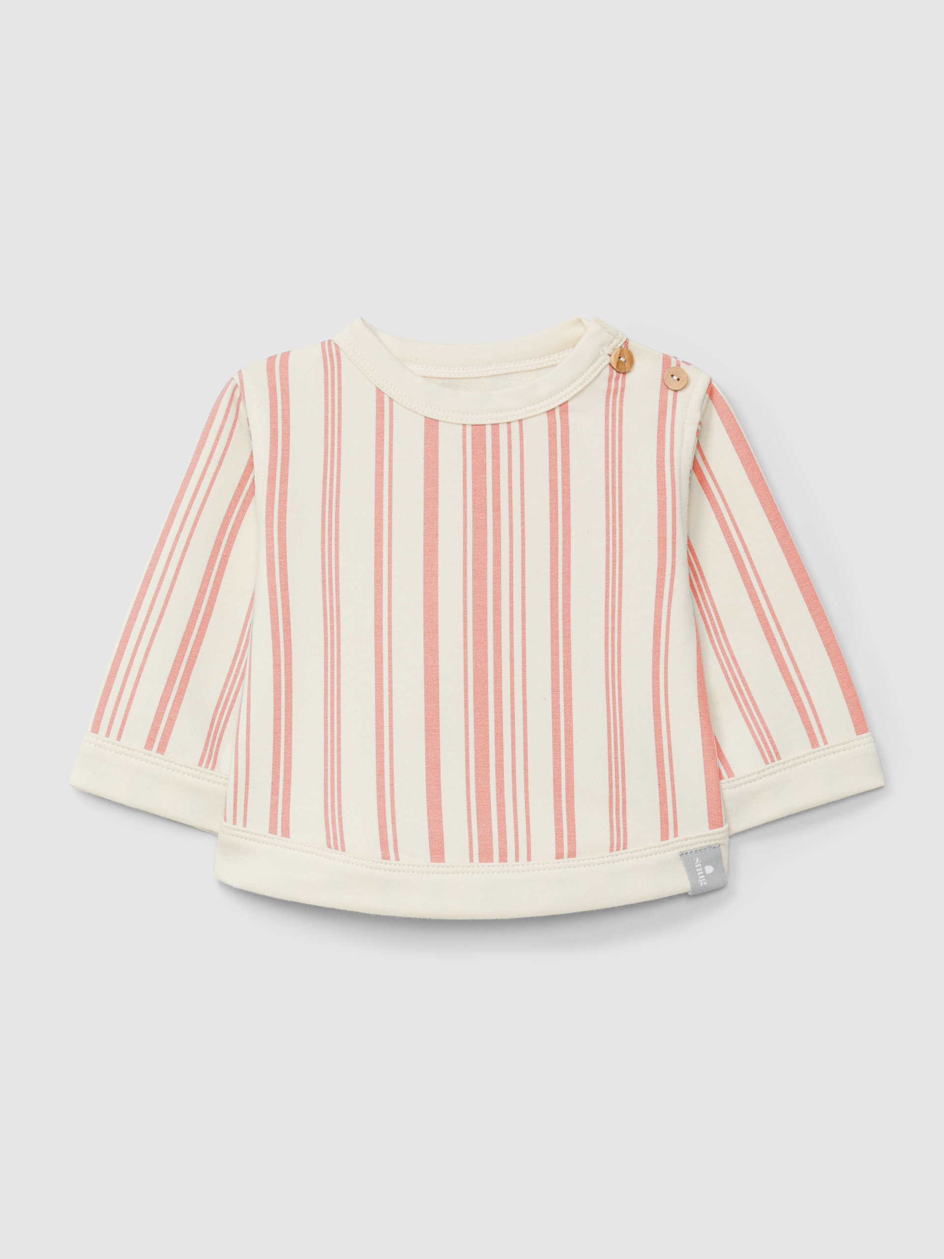 Printed plush sweater