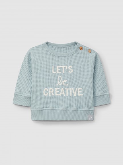 "Let s be creative" sweater "Let s be creative" sweater