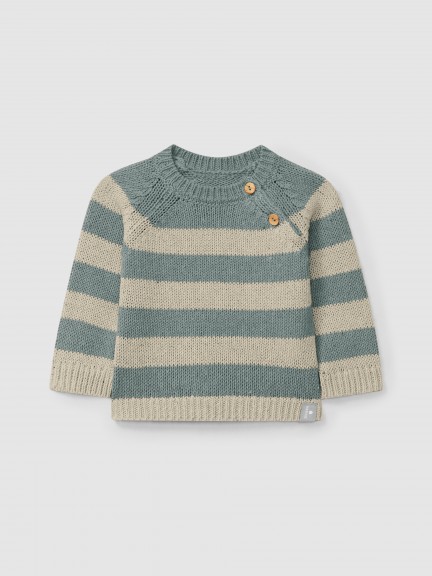 Pull tricot� � rayures