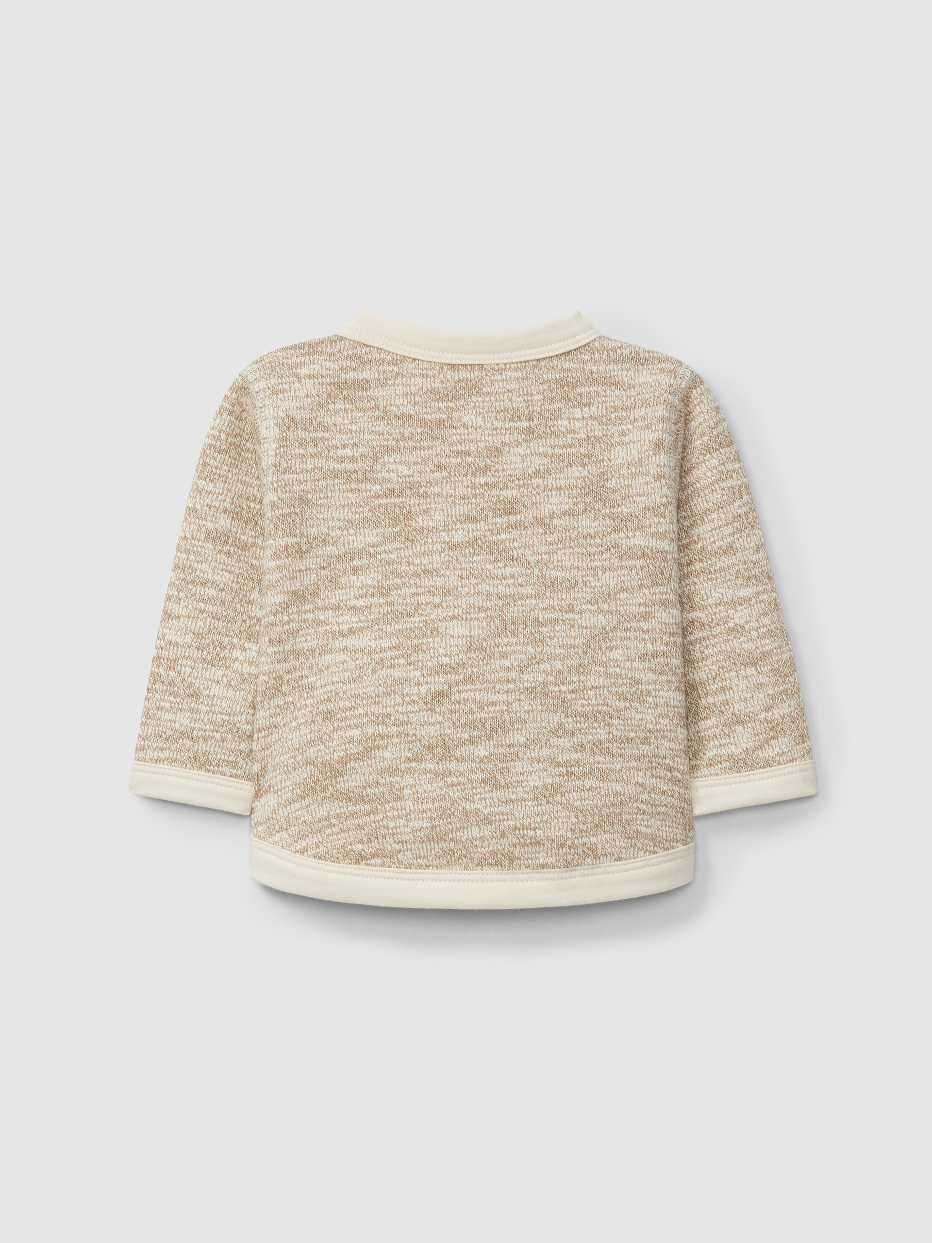 Camisola bordado com cordão em relevo