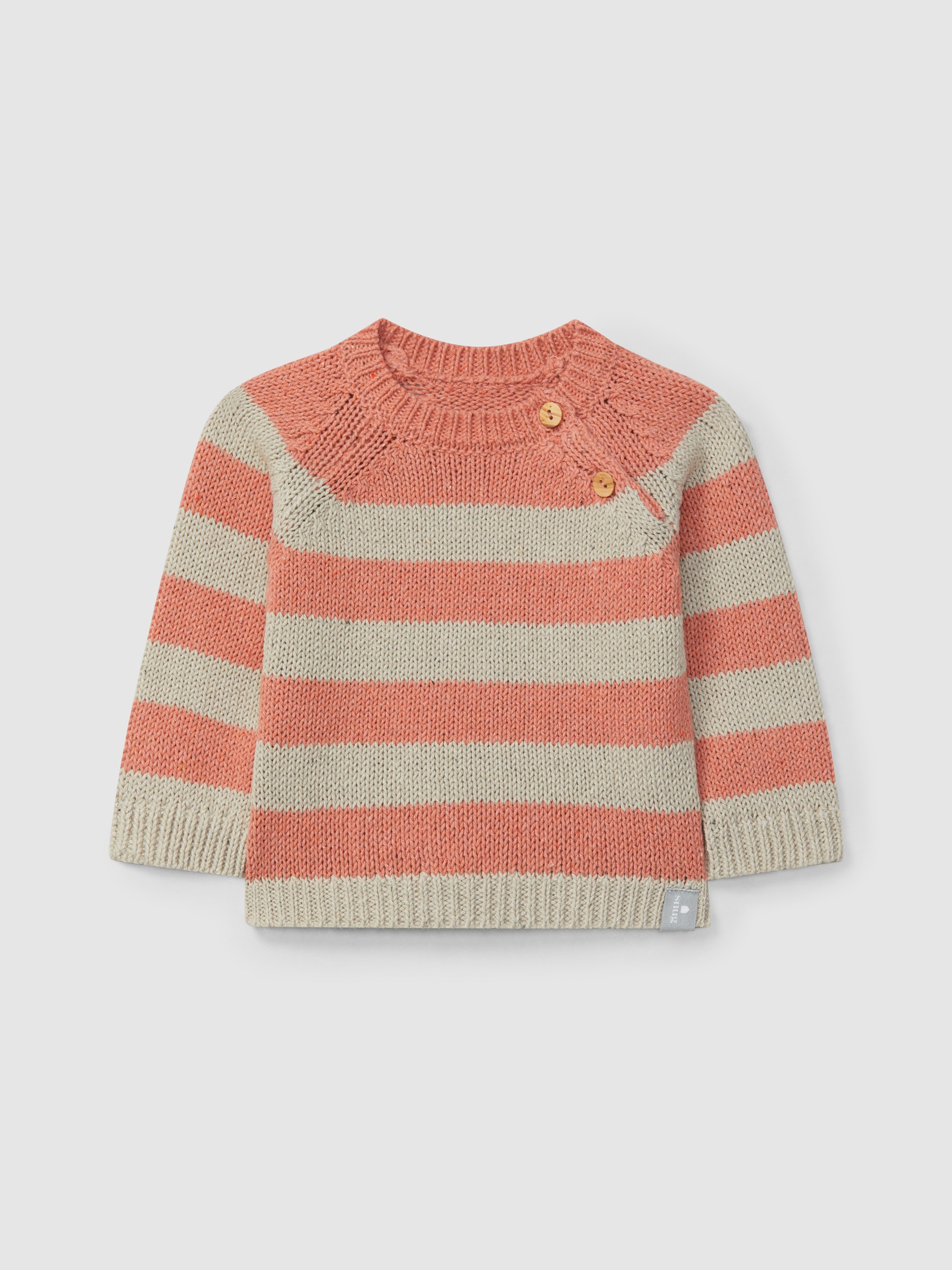 Striped knitted jumper