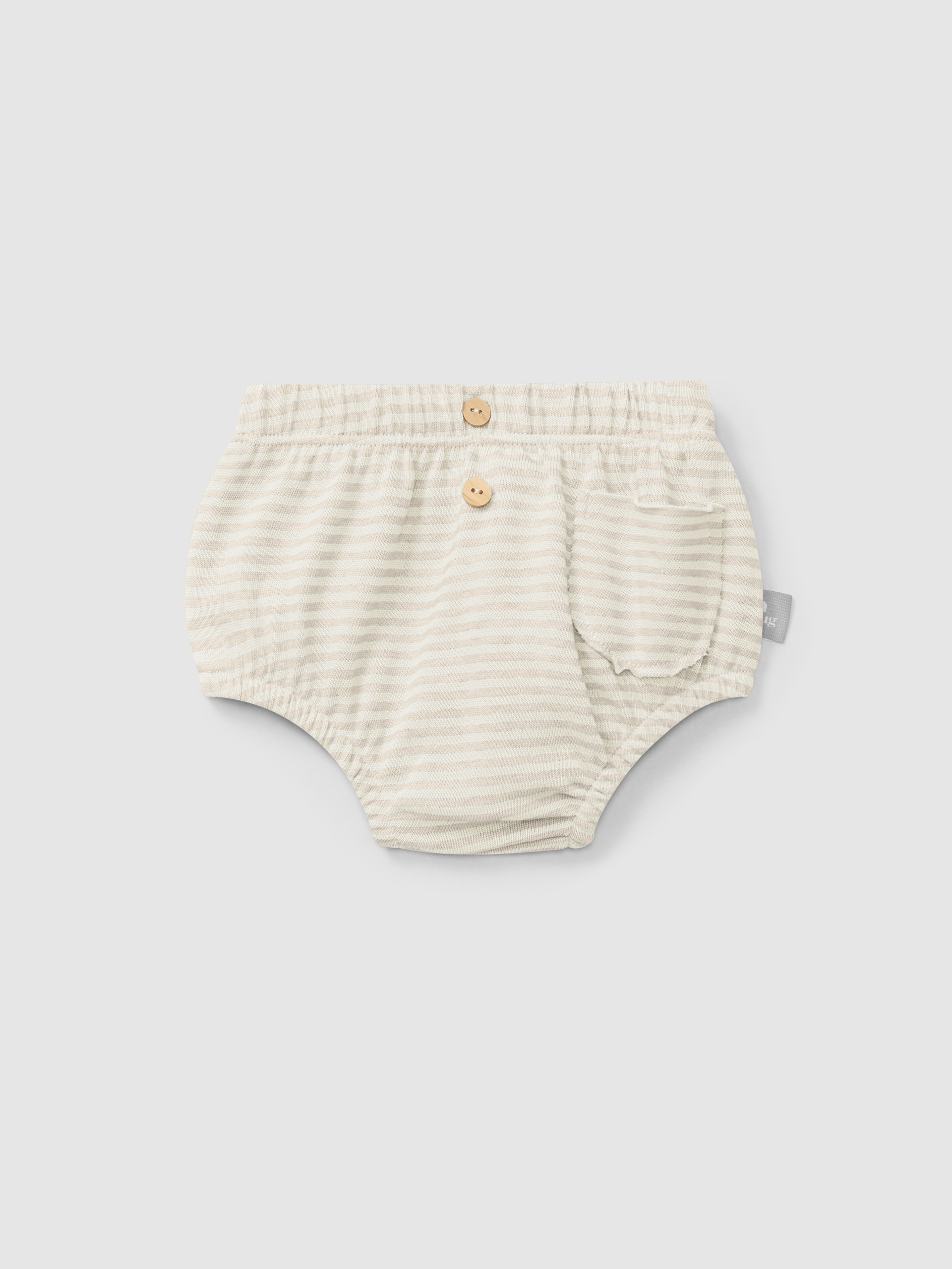 Cotton striped diaper cover
