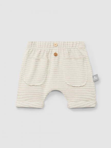 Cotton striped shorts Cotton striped shorts