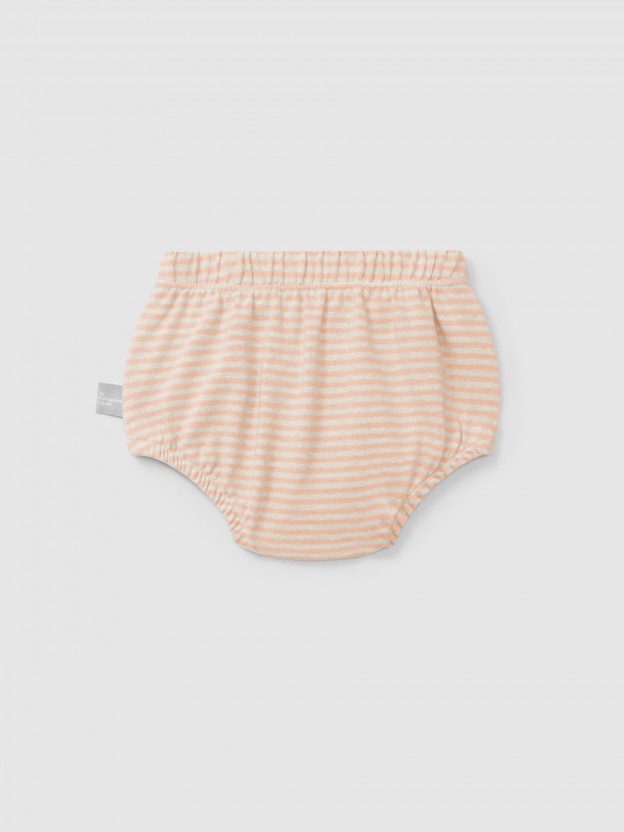 Cotton striped diaper cover Cotton striped diaper cover