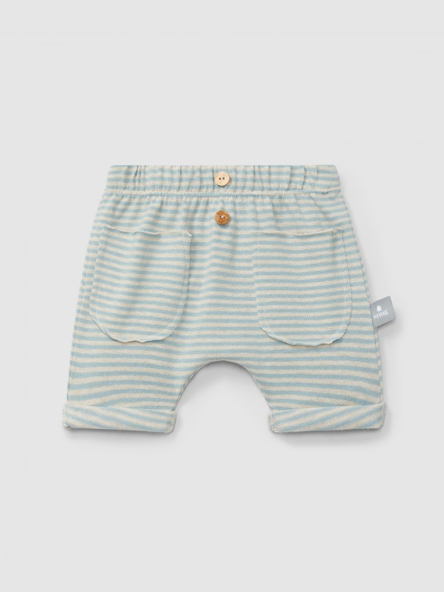 Cotton striped shorts Cotton striped shorts