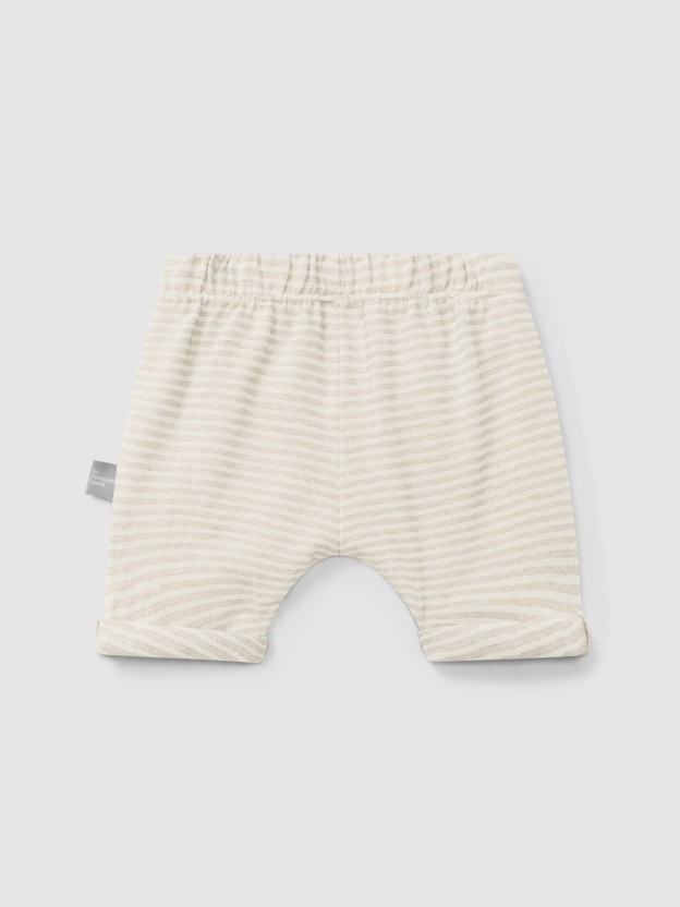 Cotton striped shorts Cotton striped shorts