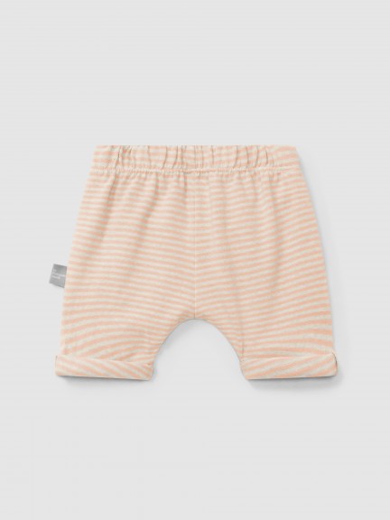 Short à rayures en coton Short à rayures en coton