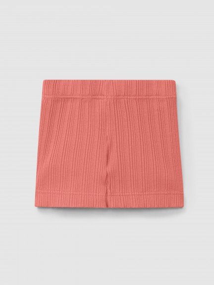 Ribbed jersey pull-up shorts Ribbed jersey pull-up shorts