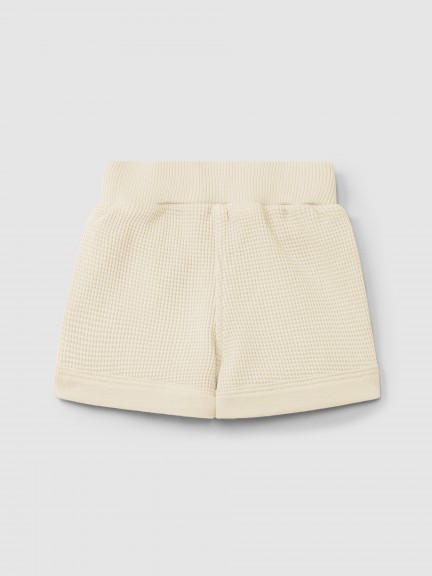 Waffle weave pull-up shorts Waffle weave pull-up shorts