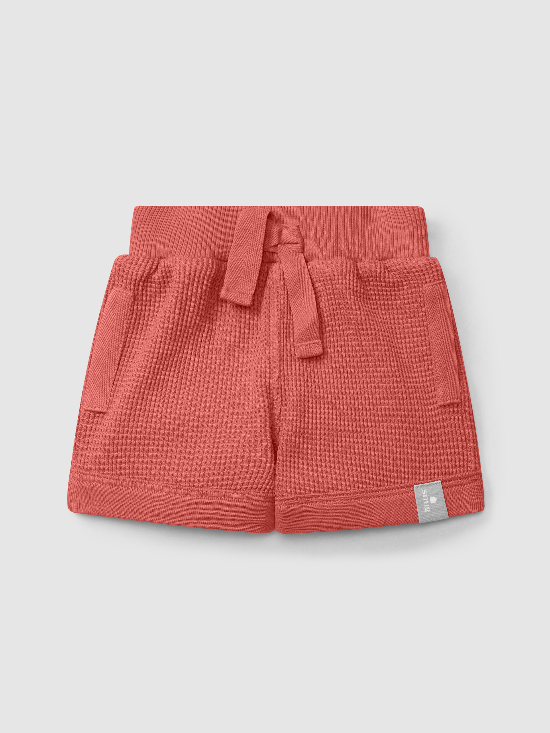 Pantalón Corto pull-up en punto gofre