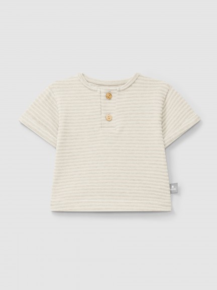 Cotton striped T-shirt Cotton striped T-shirt