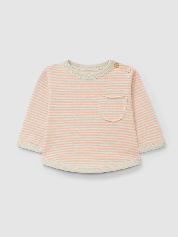 Cotton striped longsleeve Cotton striped longsleeve