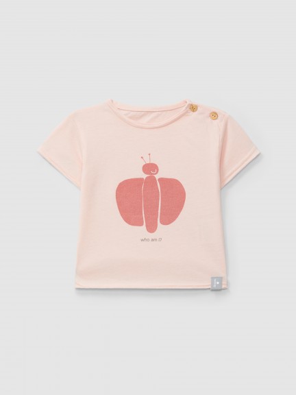 Camiseta de algod�n con estampado