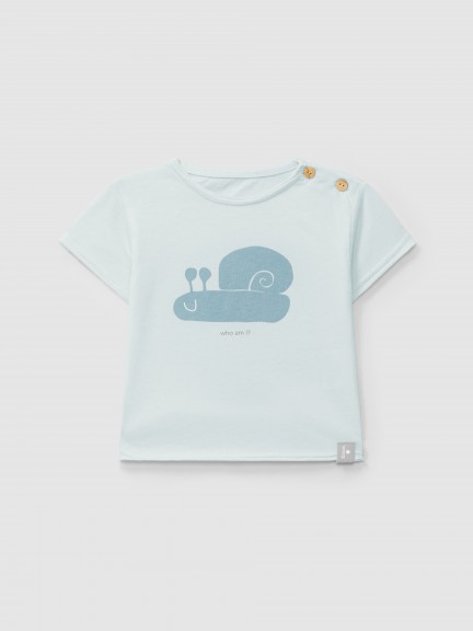 Printed cotton T-shirt Printed cotton T-shirt