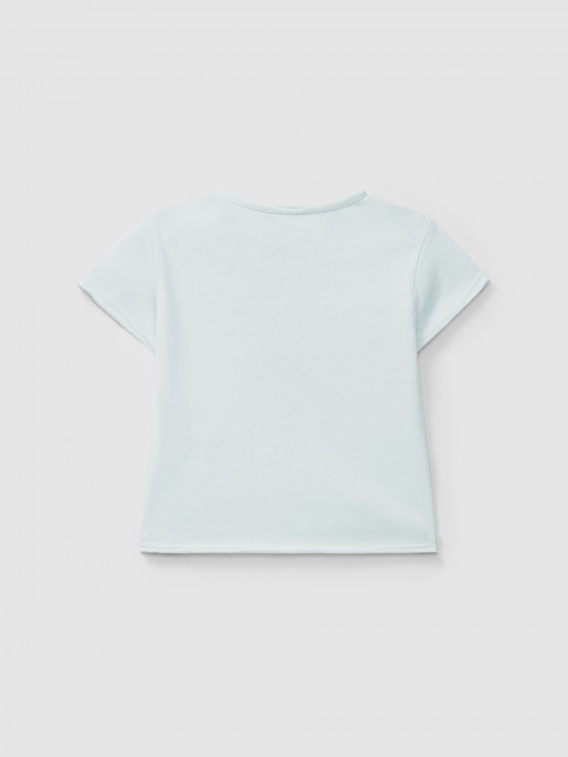 Printed cotton T-shirt Printed cotton T-shirt