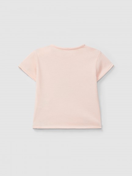 Camiseta de algodón con estampado Camiseta de algodón con estampado
