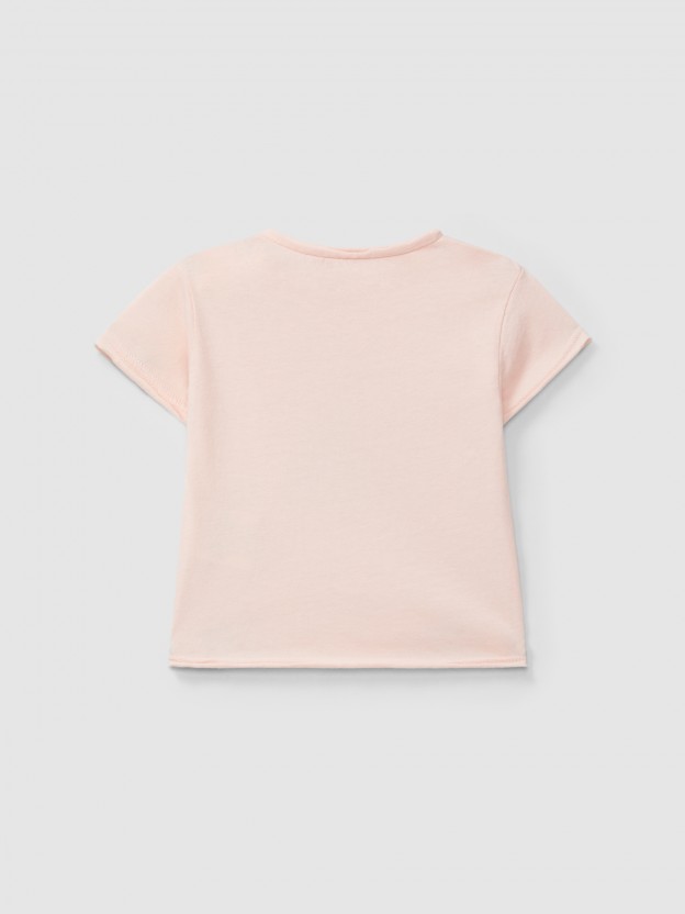 T-shirt en coton avec imprimé T-shirt en coton avec imprimé