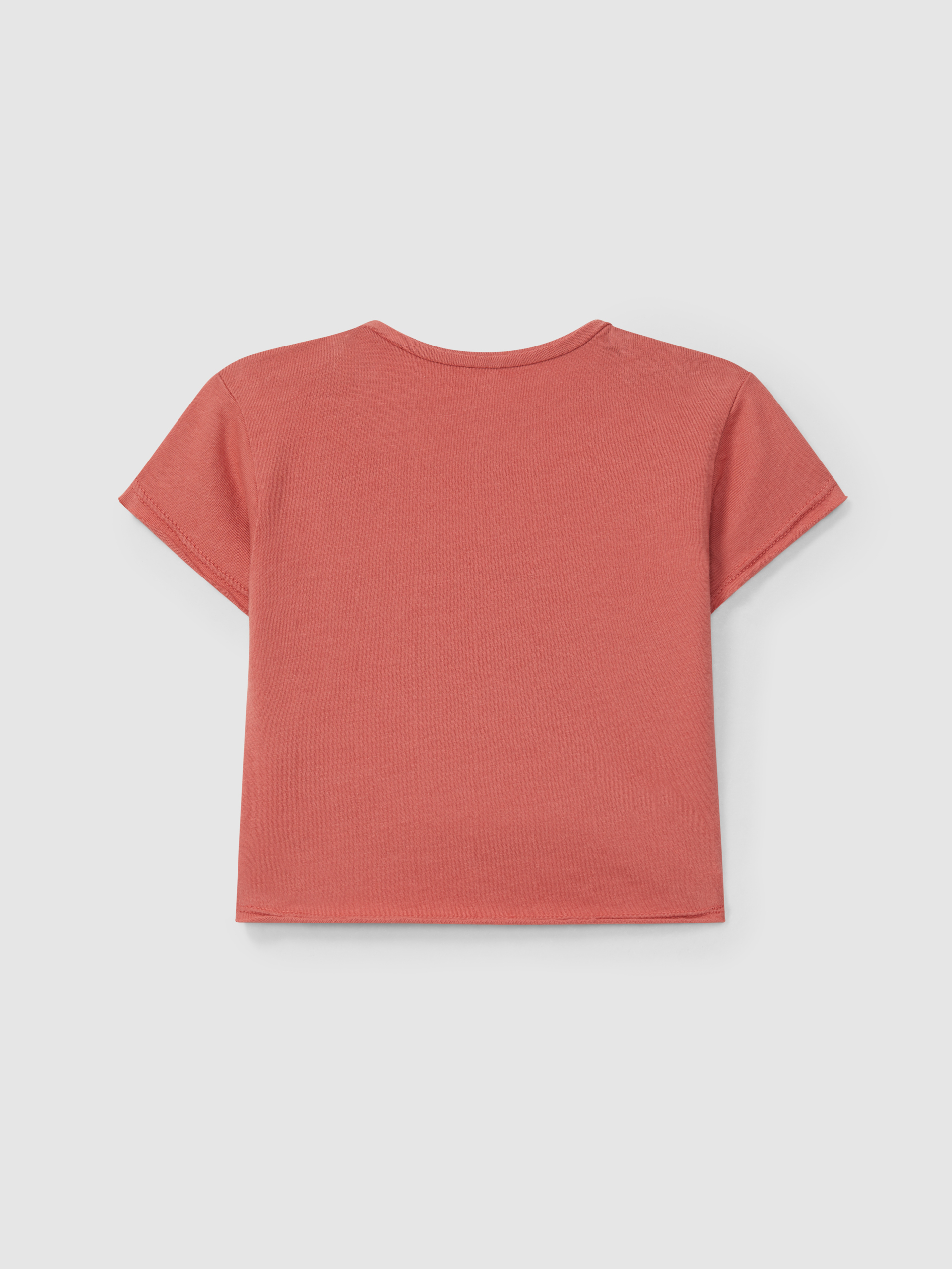 Camiseta lisa con bolsillo