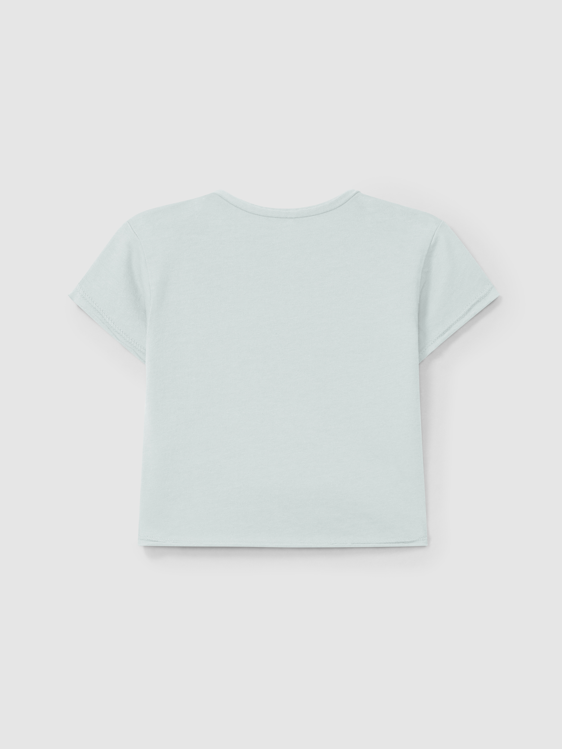 Camiseta lisa con bolsillo