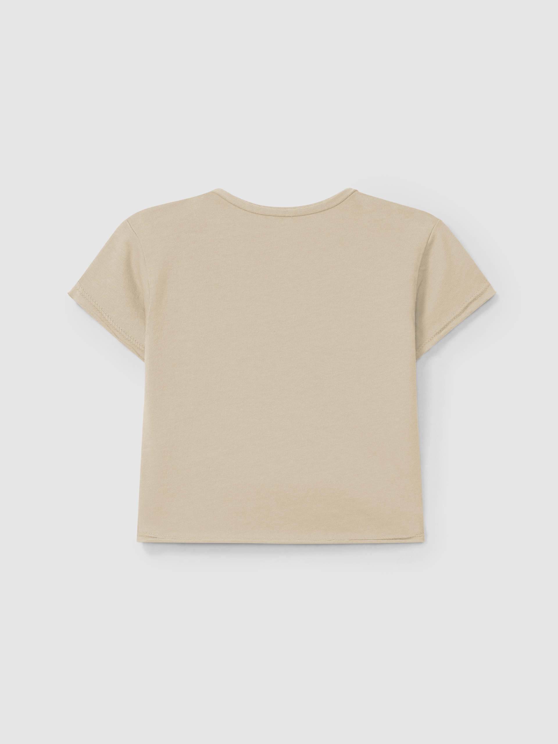 Camiseta lisa con bolsillo
