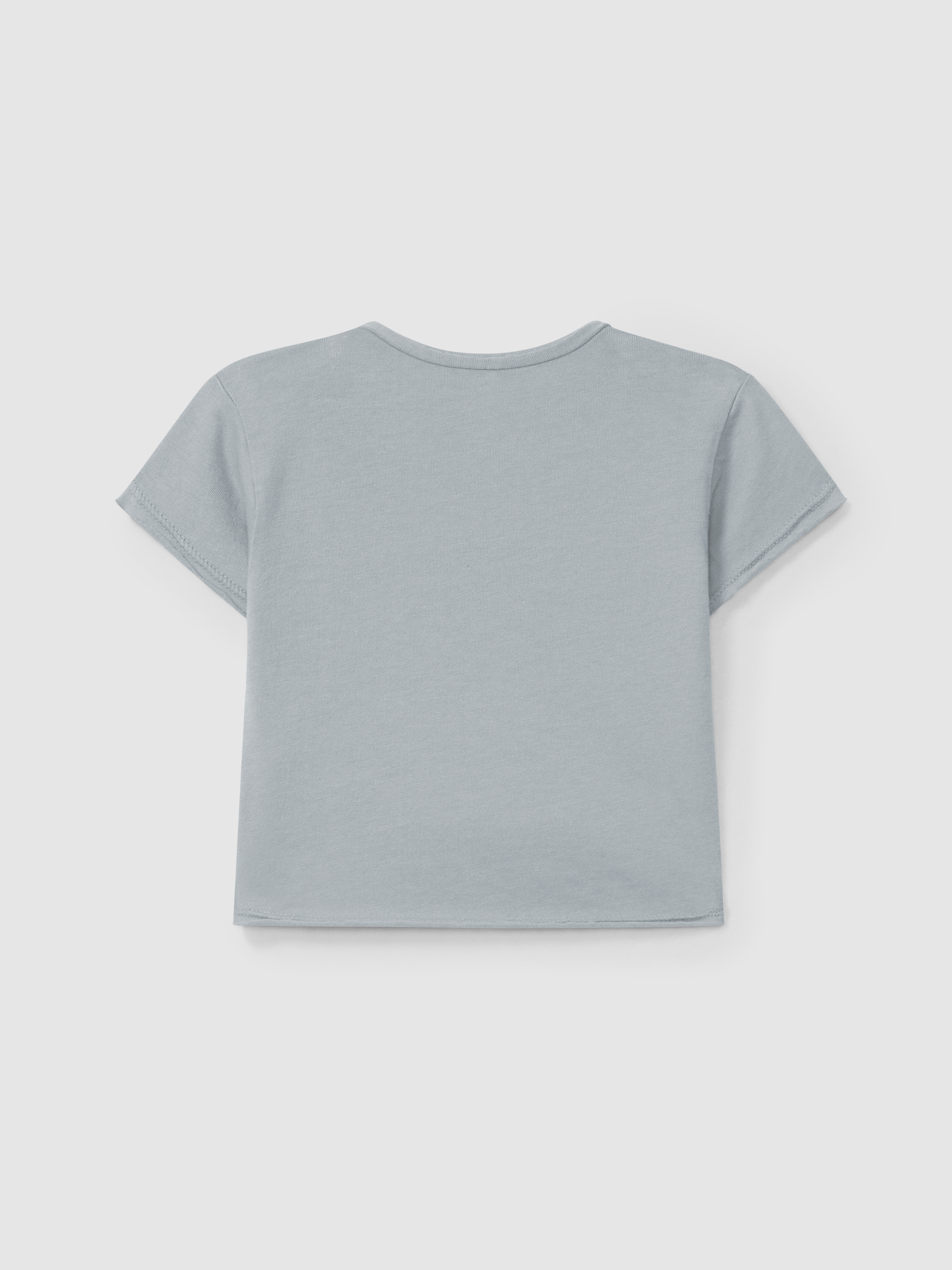 Camiseta lisa con bolsillo