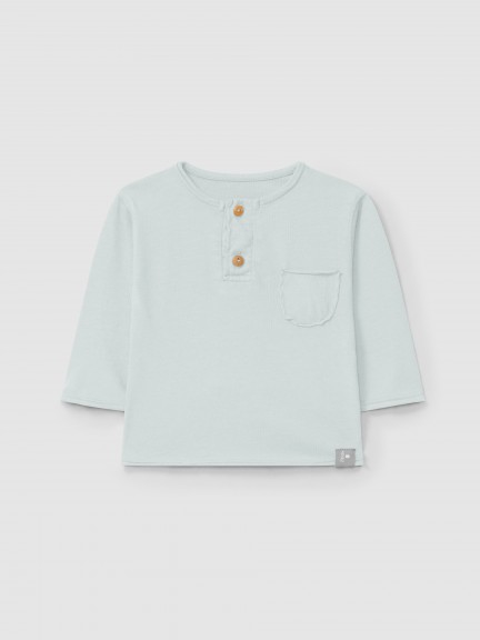 Longsleeve avec poche uni Longsleeve avec poche uni