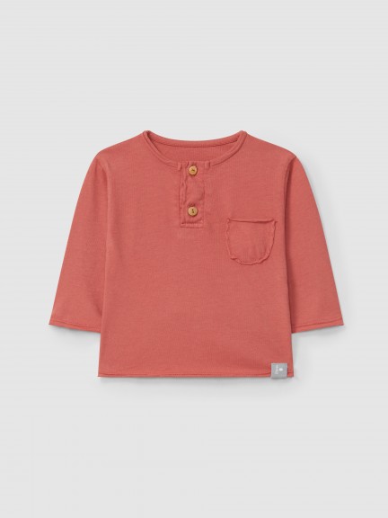 Plain longsleeve with pocket