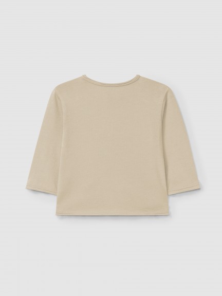 Plain longsleeve with pocket Plain longsleeve with pocket