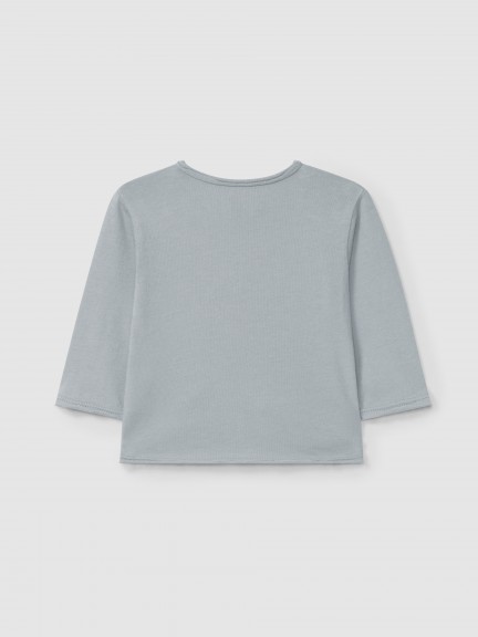 Plain longsleeve with pocket Plain longsleeve with pocket