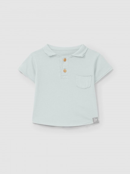 Polo avec poche uni Polo avec poche uni