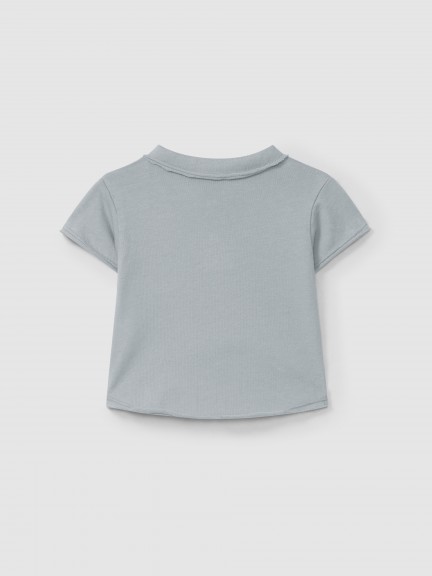 Plain polo shirt with pocket Plain polo shirt with pocket