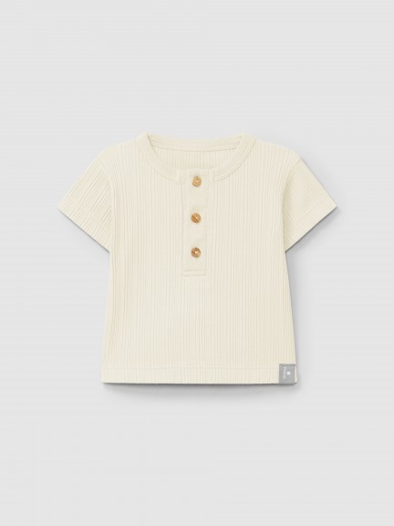 Ribbed jersey T-shirt Ribbed jersey T-shirt