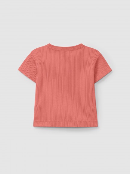 Ribbed jersey T-shirt Ribbed jersey T-shirt