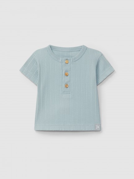 Ribbed jersey T-shirt Ribbed jersey T-shirt