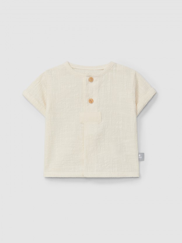Natural-effect shirt